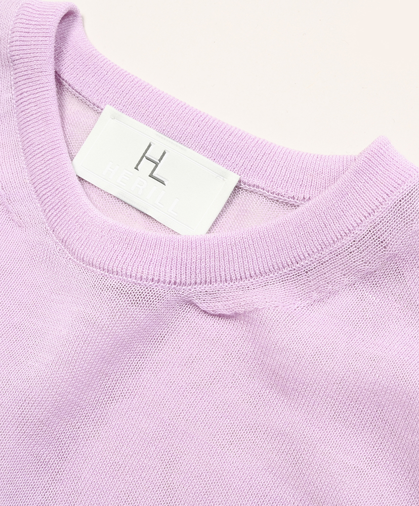 Ramie Highgauge Crewneck Lavender/ラベンダー 0(WOMEN)