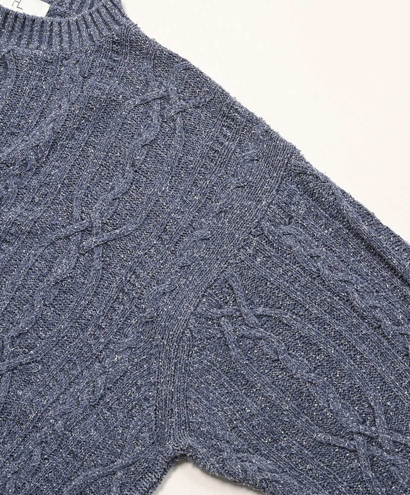 Silknep Cable Sweater Indigo/インディゴ 1(MEN)