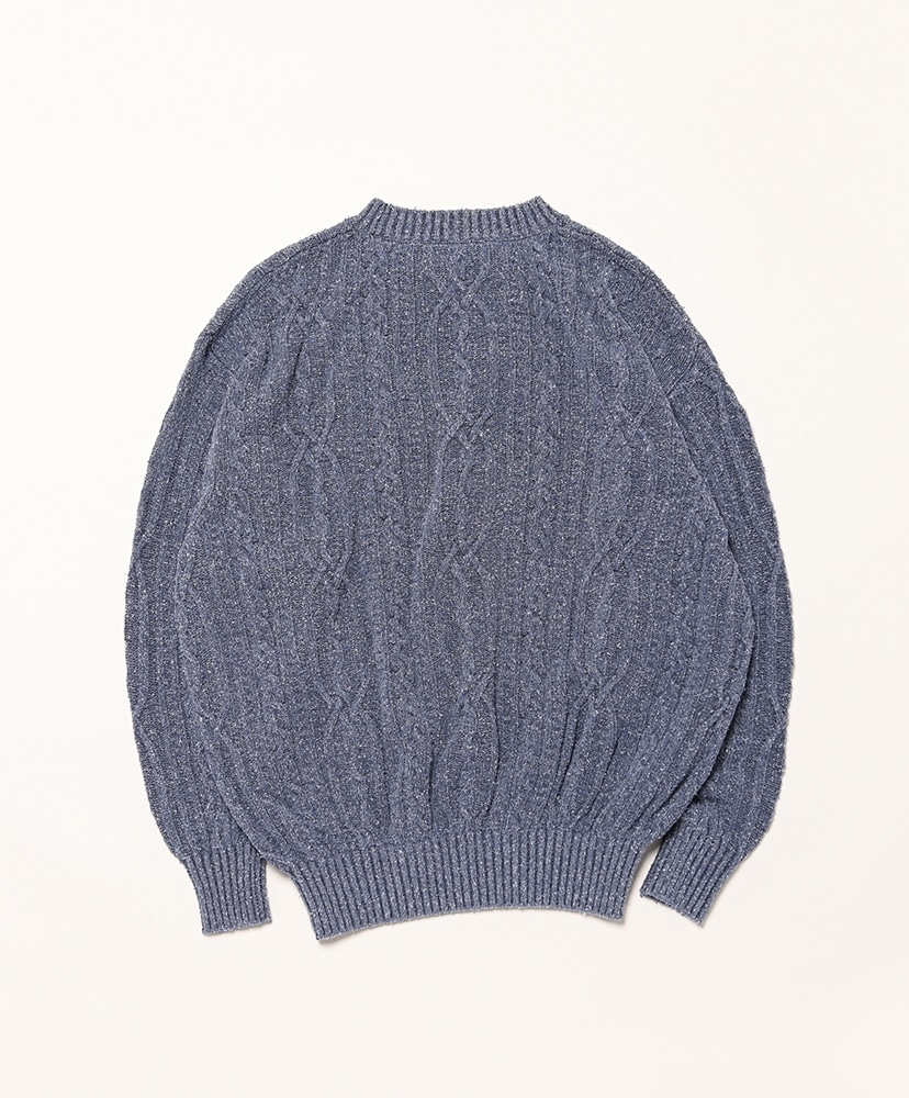Silknep Cable Sweater Indigo/インディゴ 1(MEN)