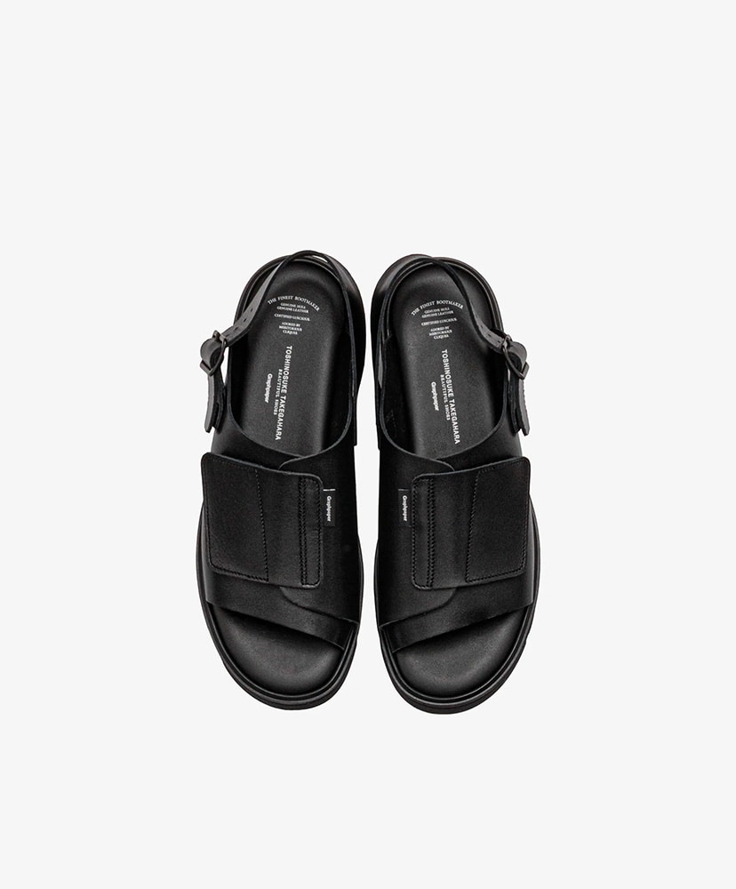 BEAUTIFUL SHOES for Graphpaper VELCRO SANDALS Black/ブラック 23cm