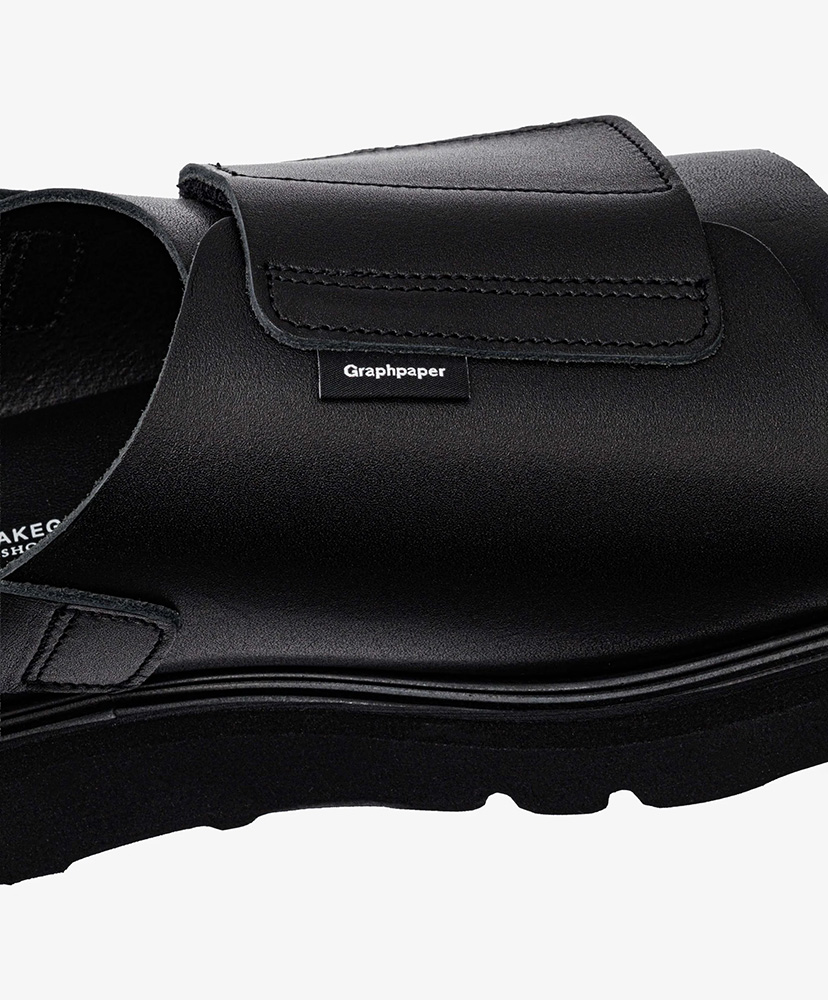 BEAUTIFUL SHOES for Graphpaper VELCRO SANDALS Black/ブラック 23cm