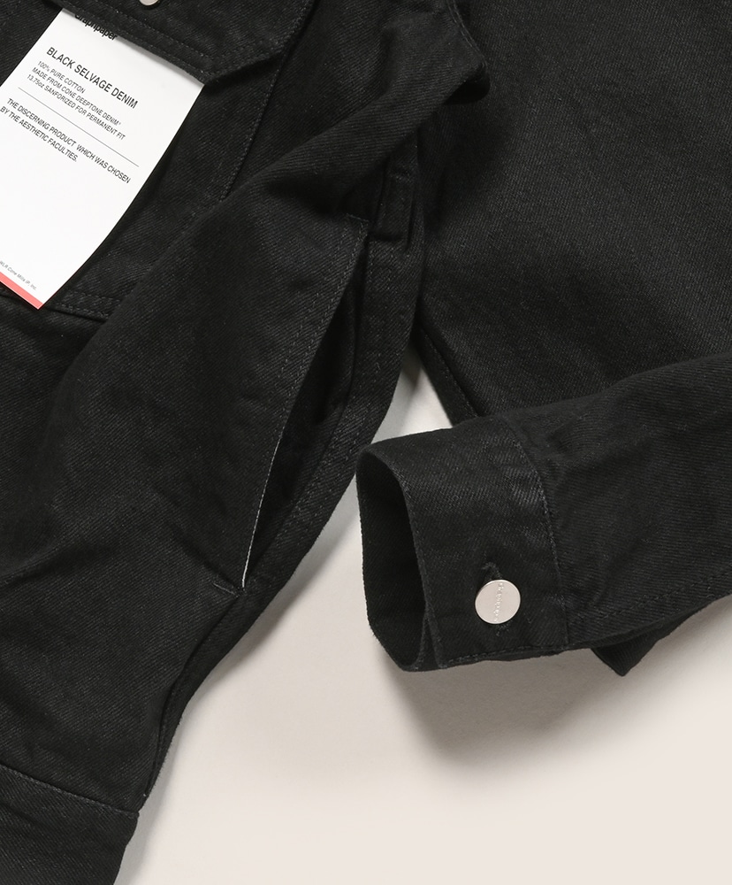 Selvage Denim Jacket Black Washed/ブラックウォッシュド 0(WOMEN)