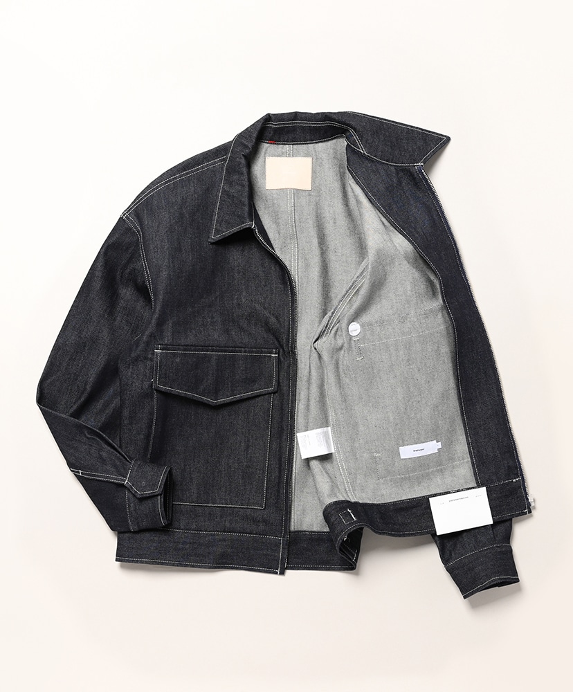 Selvage Denim Zip Jacket Indigo Rigid/インディゴリジッド 0(WOMEN)