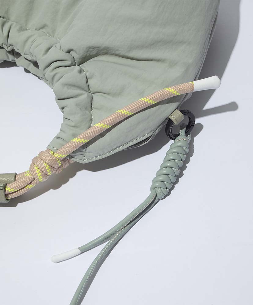 Paper Nylon Handle Bag Mint Green/ミントグリーン F