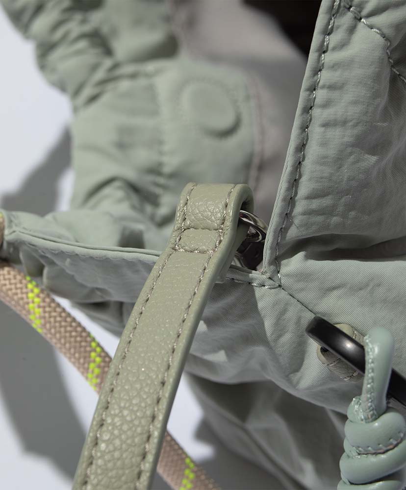 Paper Nylon Handle Bag Mint Green/ミントグリーン F