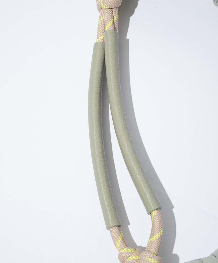 Paper Nylon Shoulder Tote Mint Green/ミントグリーン F