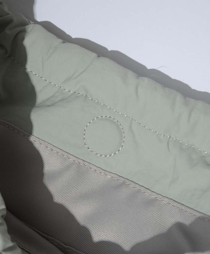 Paper Nylon Shoulder Tote Mint Green/ミントグリーン F