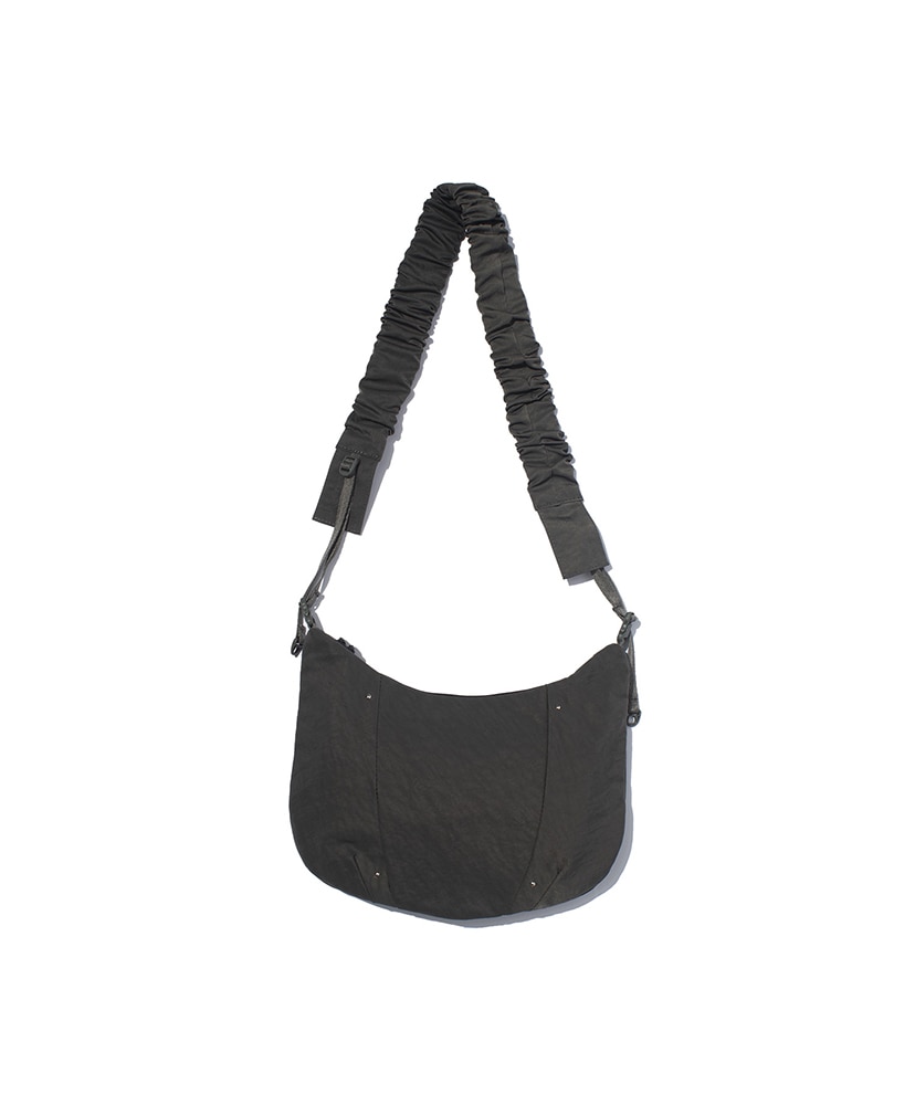 Textured Twill Pouch Charcoal/チャコール F