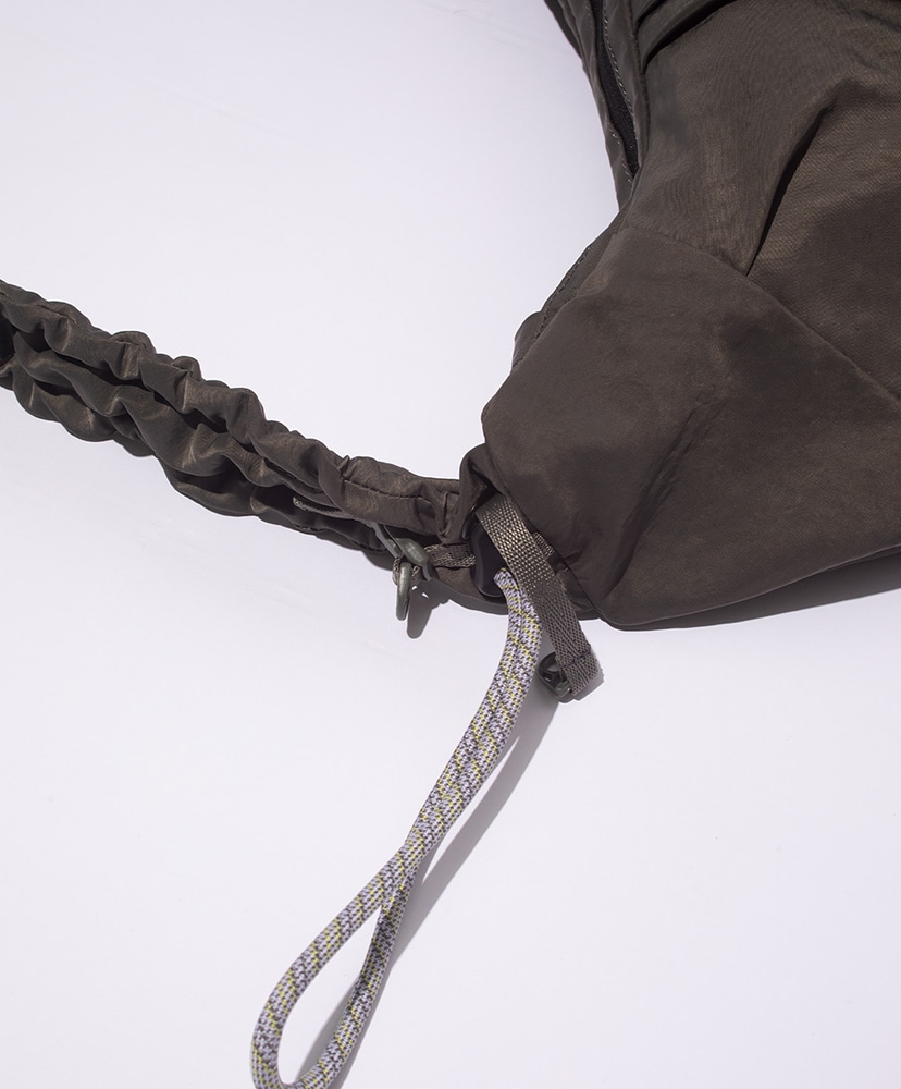 Textured Twill Body Bag Charcoal/チャコール F
