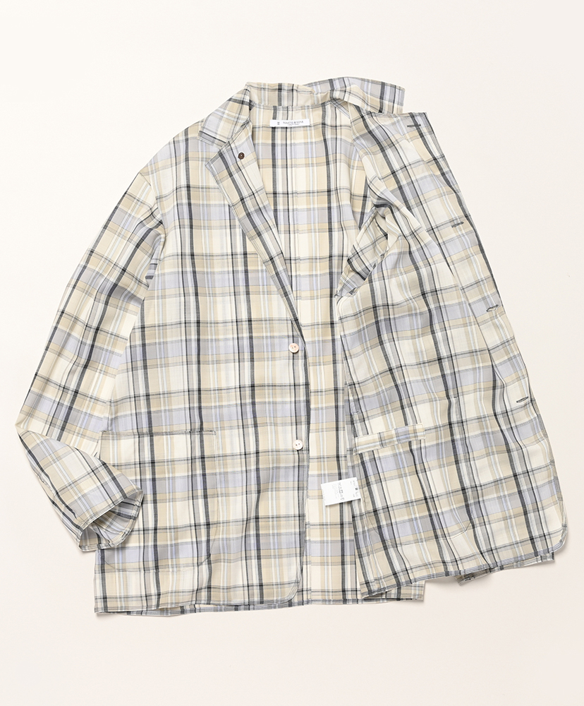 折って折ってJACKET HWOOL CHECK Mix/ミックス 1(MEN)