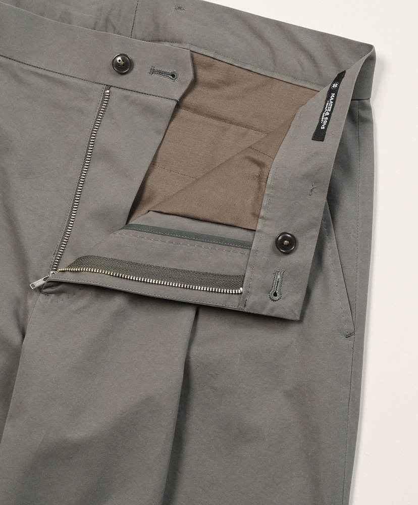 CHINO B / ヌメGABA Mat Khaki/マットカーキ 1(MEN)