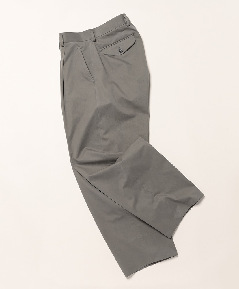 CHINO B / ヌメGABA Mat Khaki/マットカーキ 1(MEN)