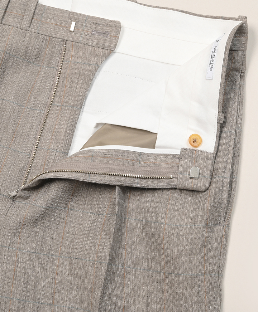 JEFFERLY / OLD herringborn pane Greige Pane/グレージュペン 1(MEN)