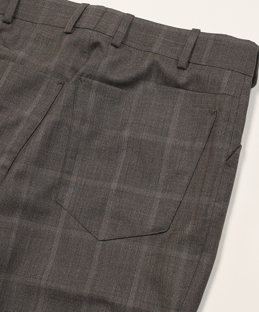L POCKET TROUSER Brown Check/ブラウンチェック 1(MEN)