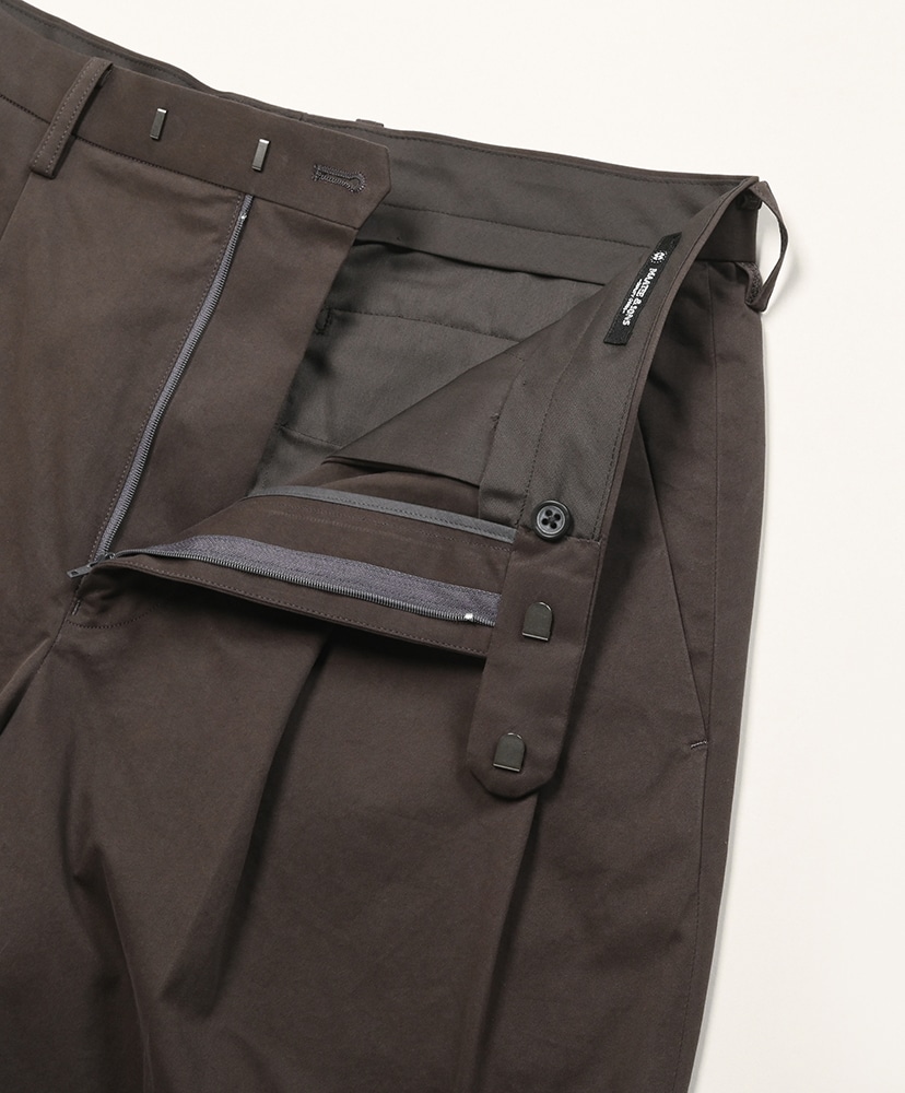 Short Trouser / ヌメGABA Charcoal/チャコール 1(MEN)