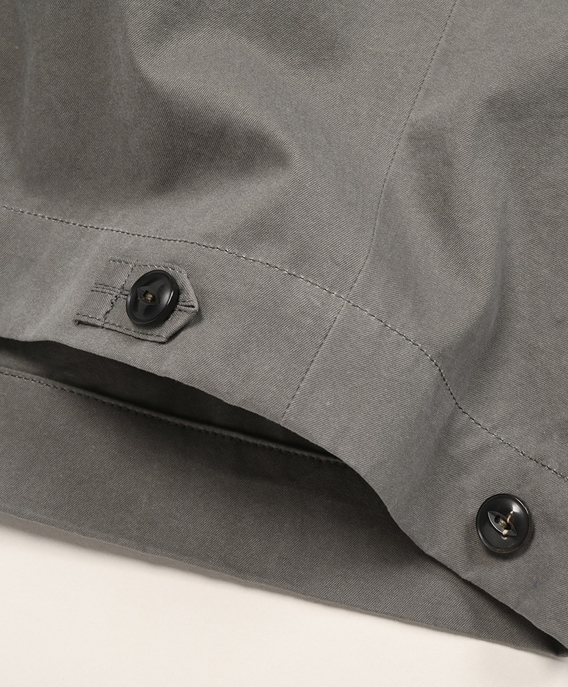Short Trouser / ヌメGABA Mat Khakiマット カーキ 1(MEN)