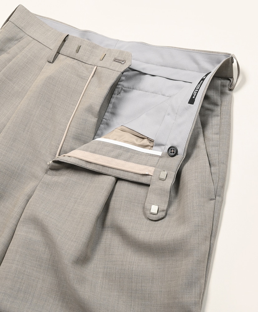 Short Trouser /DRY WOOL Greige/グレージュ 1(MEN)