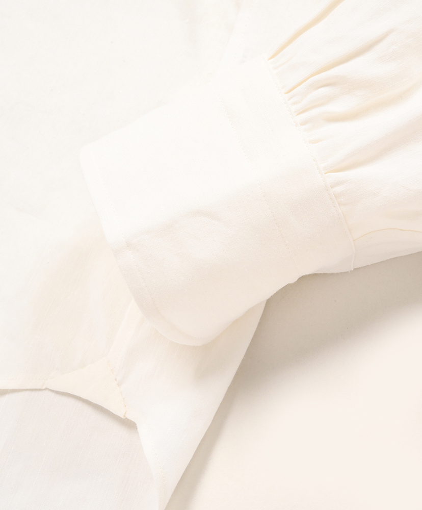 SEMI WIDE SPREAD SHIRTS 極HEMPSILK White/ホワイト 1(MEN)