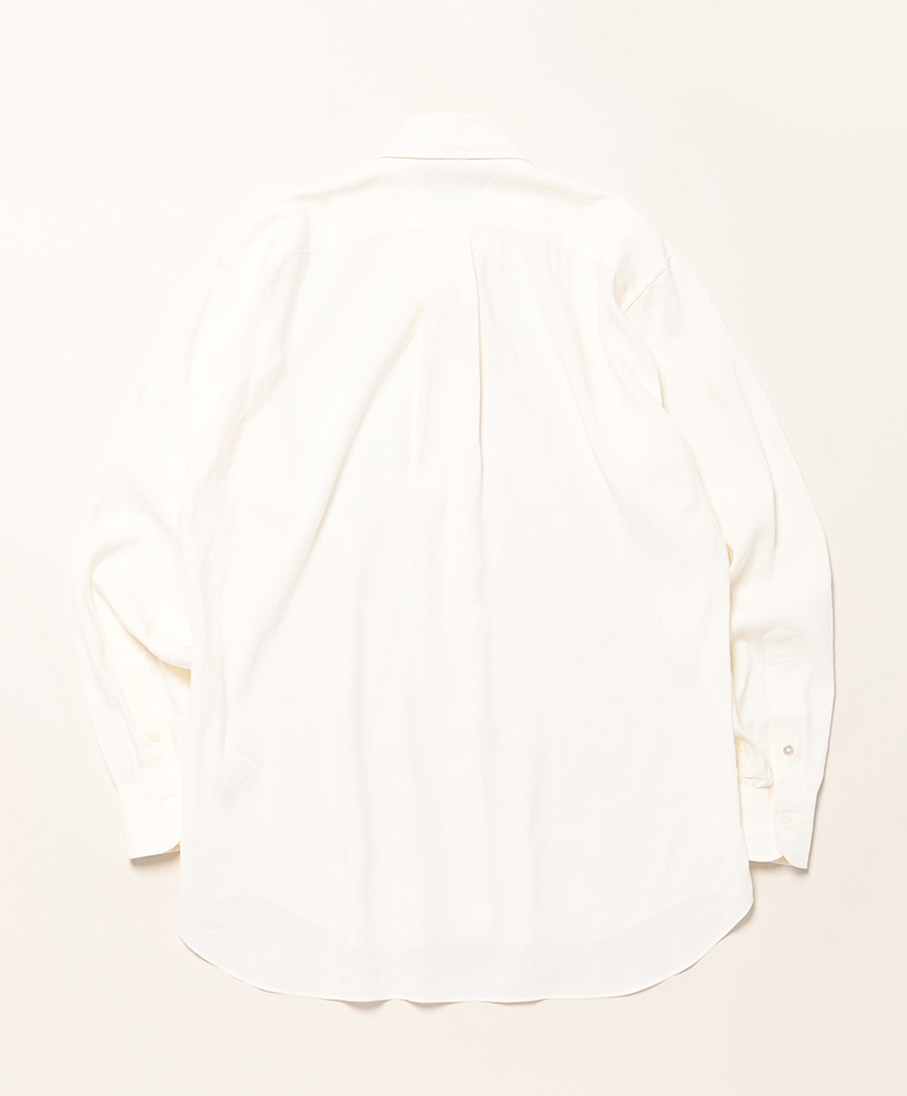 SEMI WIDE SPREAD SHIRTS 極HEMPSILK White/ホワイト 1(MEN)