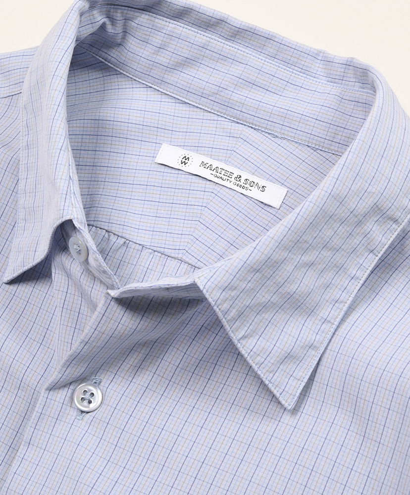 SHORT POINT tattersall くすんだPurple/クスンダパープル 1(MEN)