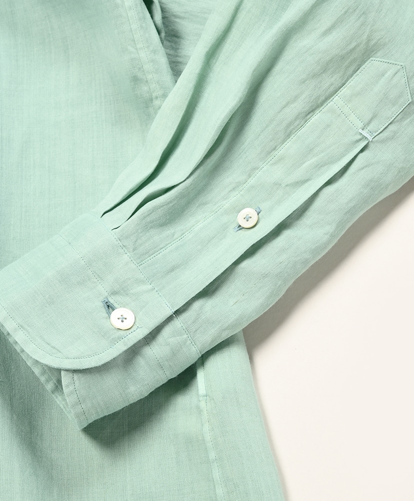 Short Point Ramie Shirts Haskap Green/ハスカップ グリーン 1(MEN)