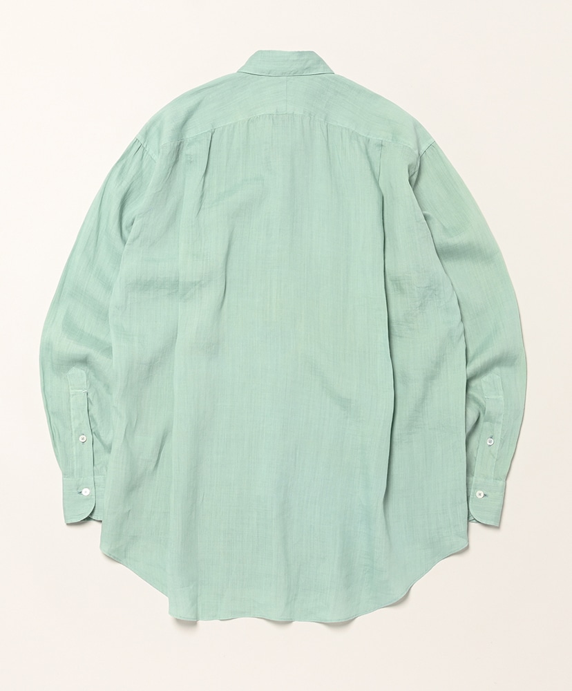 Short Point Ramie Shirts Haskap Green/ハスカップ グリーン 1(MEN)