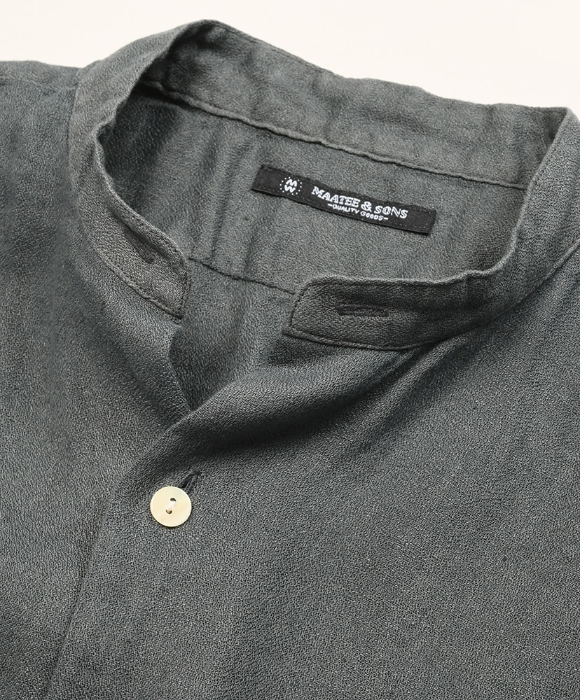 Fringe Shirts ドゥルンの緯糸アムンゼン Green Grey/グリーン グレイ 1(MEN)
