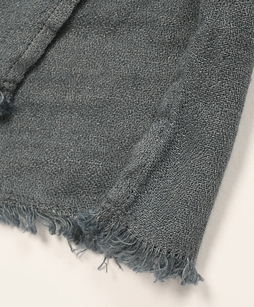 Fringe Shirts ドゥルンの緯糸アムンゼン Green Grey/グリーン グレイ 1(MEN)