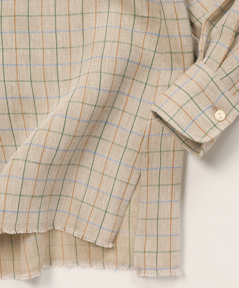 フリンジ Shirts くすんだ生成りtatersall/クスンダキナリタッターソール 1(MEN)