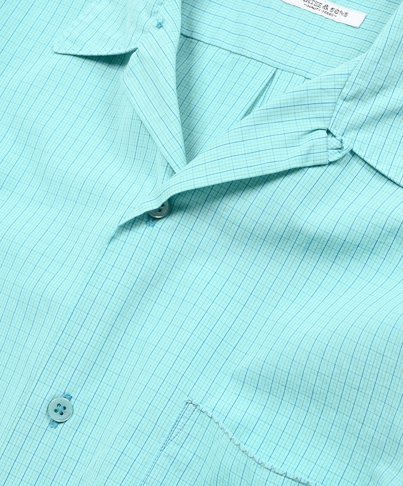 S/S Handkerchief Shirts Tattersall デルフィン 1(MEN)