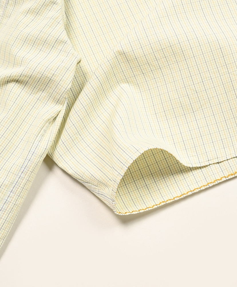 S/S Handkerchief Shirts Tattersall Yellow/イエロー 1(MEN)