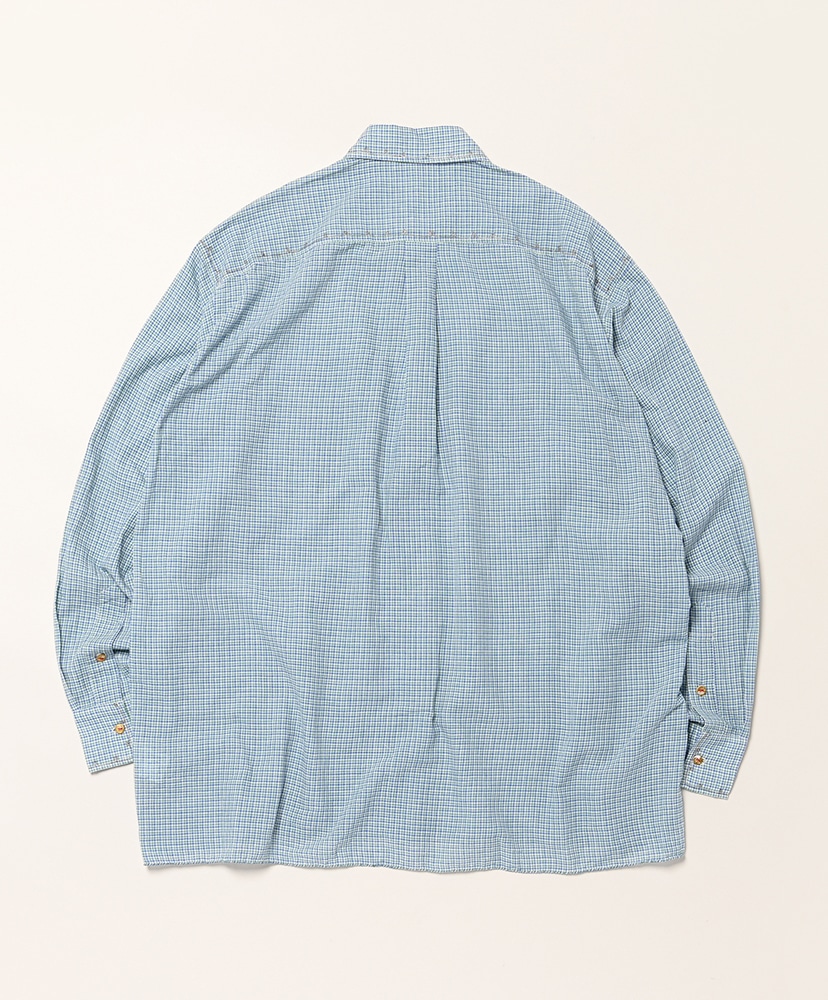Gupta Embroidary Blue Green Check/ブルーグリーンチェック 1(MEN)
