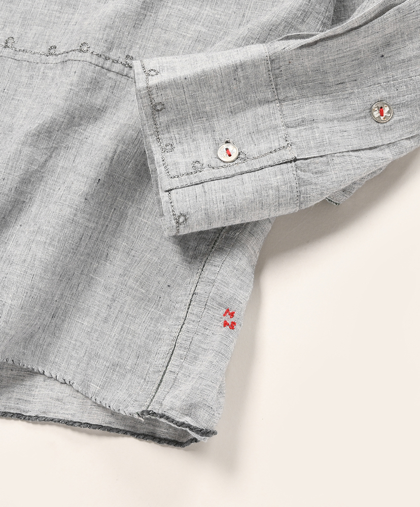 Gupta Embroidary Gray Chambray/グレーシャンブレー 1(MEN)