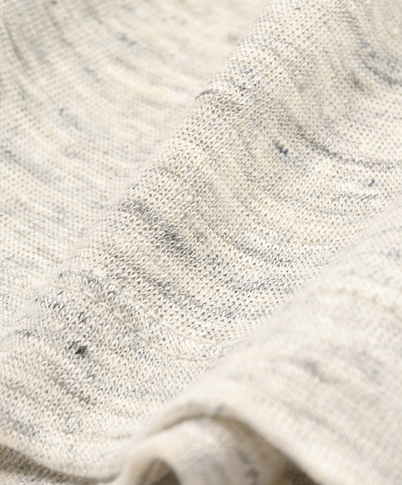 L/S BOAT TEE LINEN 天竺 Top Gray/トップグレー 1(MEN)