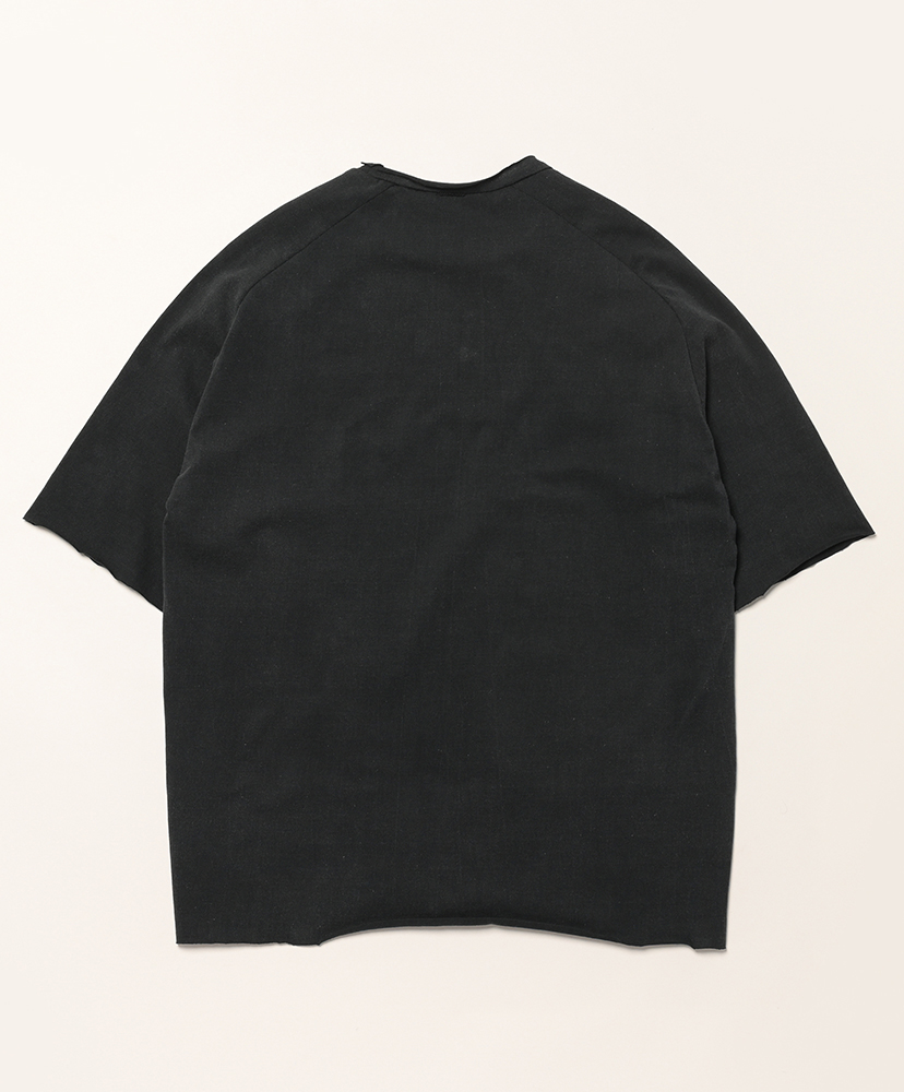 S/S French Seam Tee SUVIN天竺 Black/ブラック 1(MEN)
