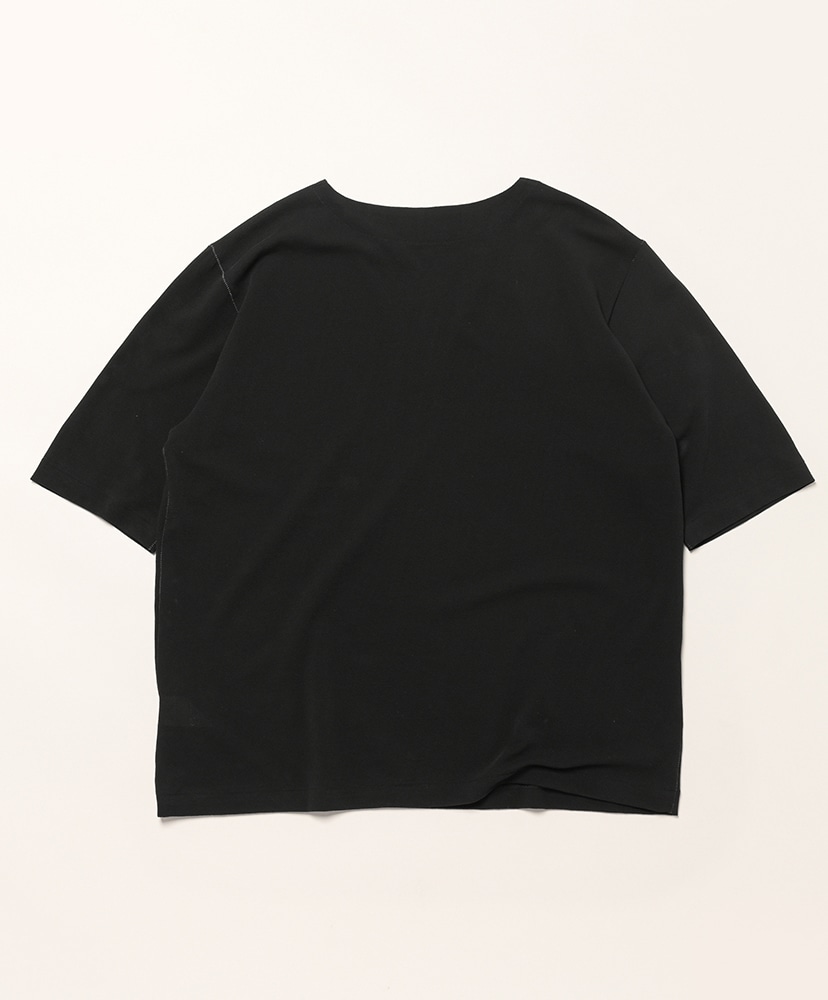 S/S Boat Tee Cotton Crape Black/ブラック 1(MEN)