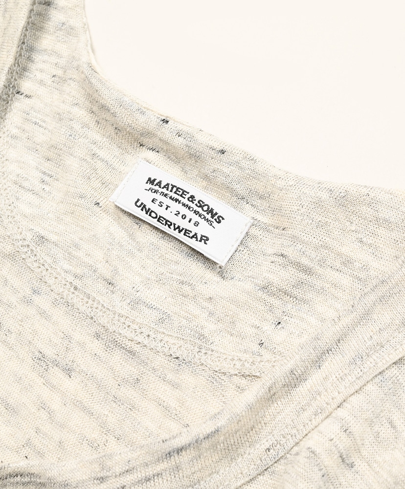 Tank Top Linen Top Gray/トップグレー 2(MEN)