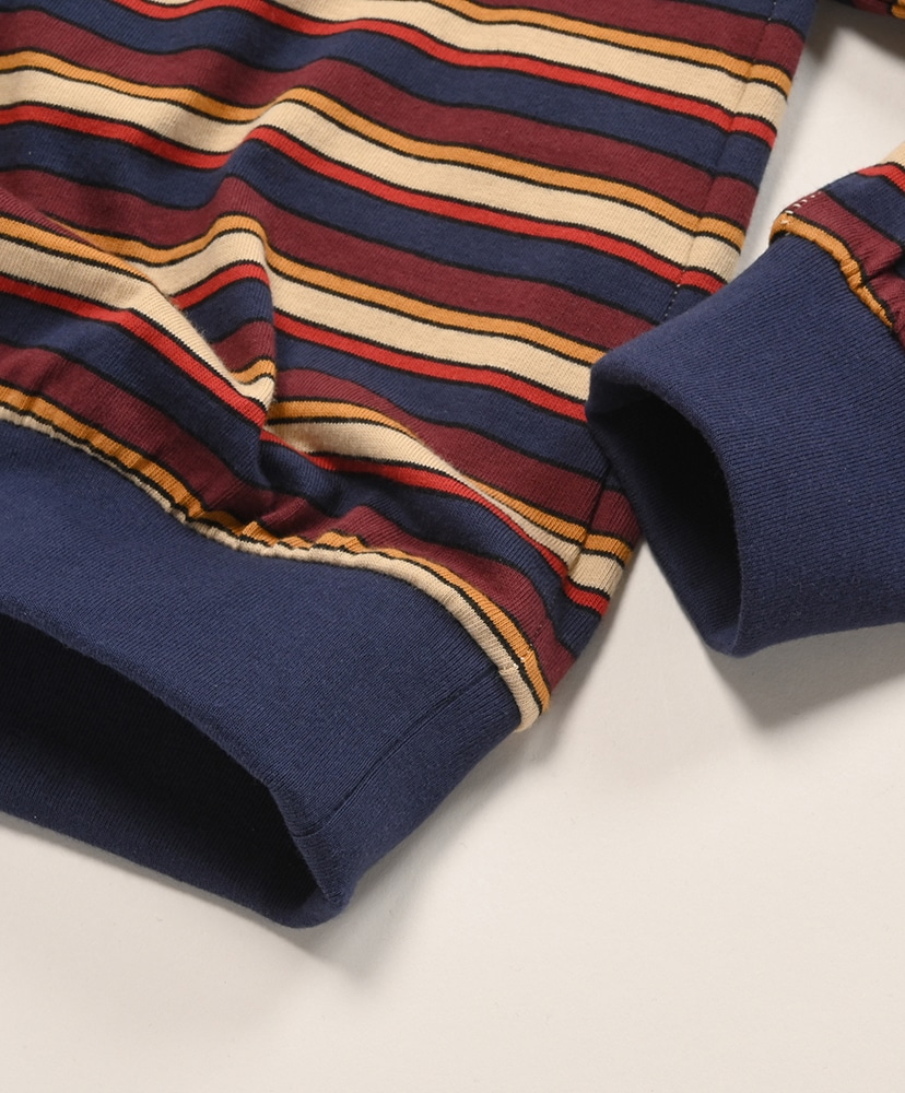 L/S BORDER TEE BANS Bordeaux/ボルドー 1(MEN)