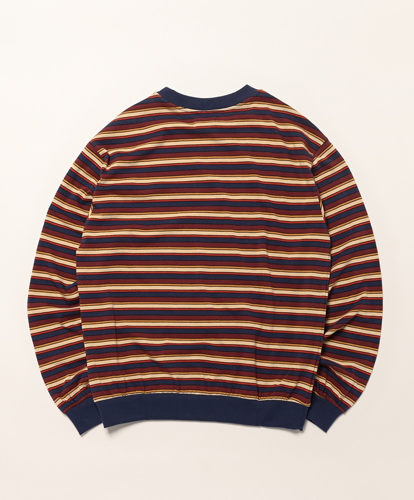 L/S BORDER TEE BANS Bordeaux/ボルドー 1(MEN)