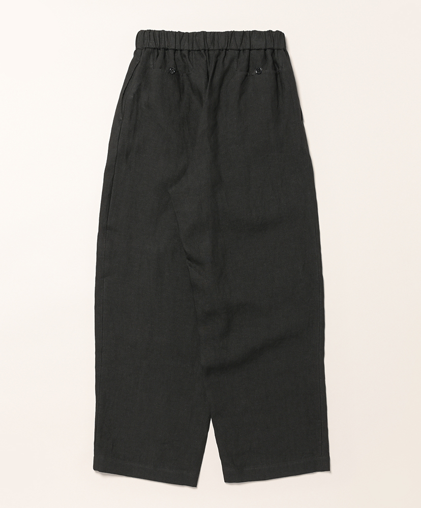 French Linen Easy Trousers Black/ブラック F(MEN)