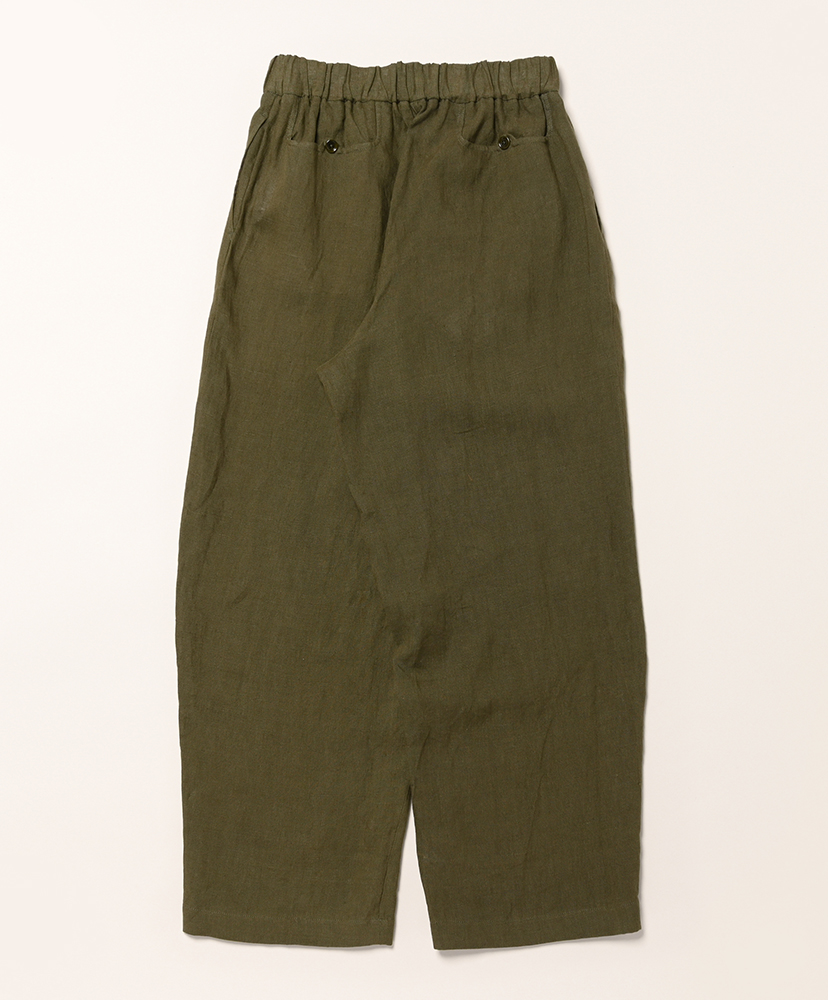 French Linen Easy Trousers Khaki Green/カーキグリーン F(MEN)
