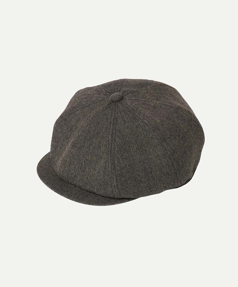 Lot.006 Newsboy Cap Melange Charcoal/メランジチャコール OS(MEN)