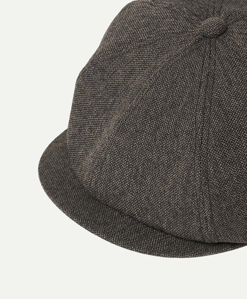 Lot.006 Newsboy Cap Melange Charcoal/メランジチャコール OS(MEN)