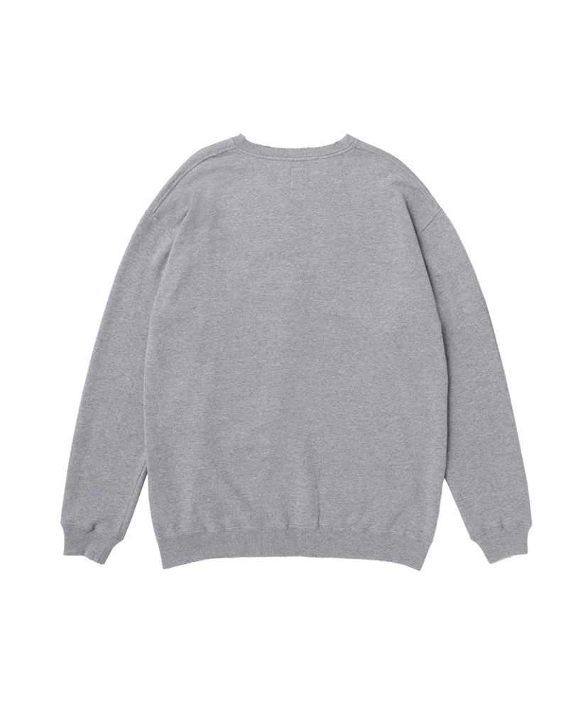 Faded Collegiate Crewneck Grey Heather/グレーヘザー 2(MEN)