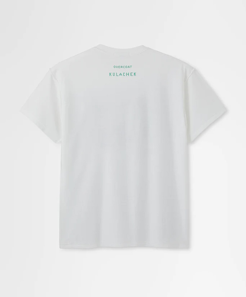 Kulachek Collaboration Panda T-shirt White×Green/ホワイト×グリーン L(MEN)