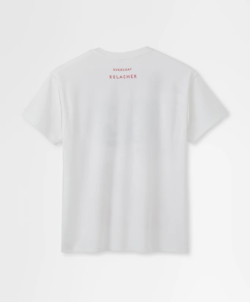 Kulachek Collaboration Panda T-shirt White×Red/ホワイト×レッド L(MEN)