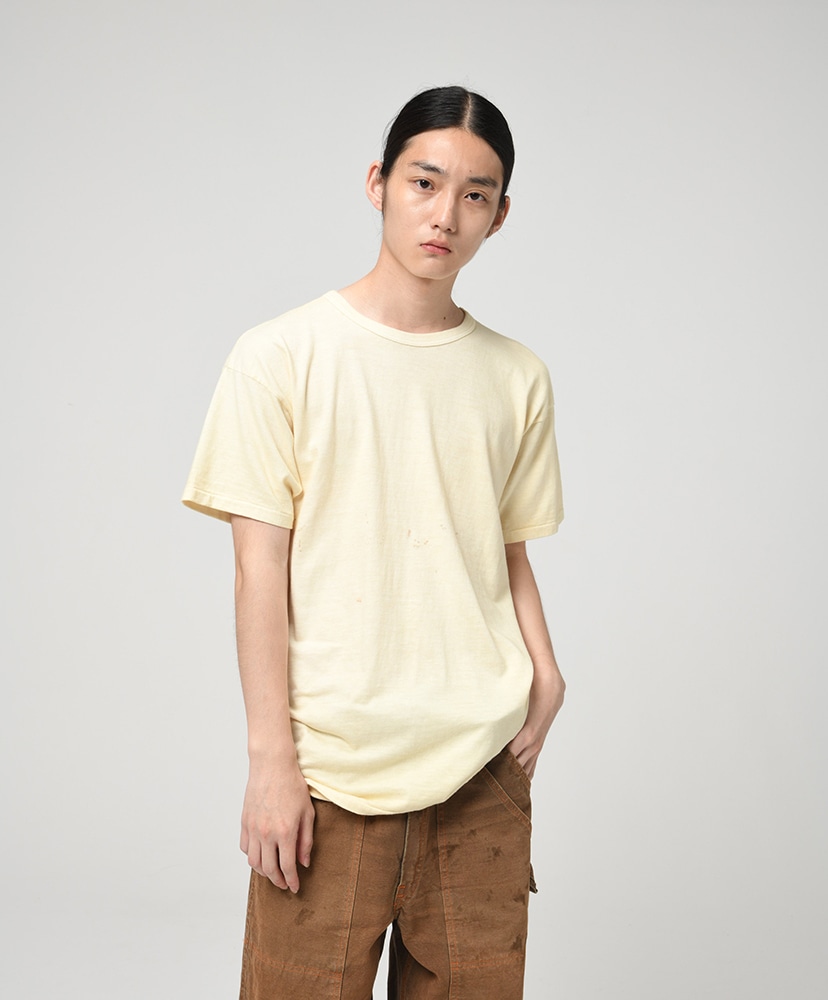 8812 Tee Aged Yellow/イエロー L(MEN)