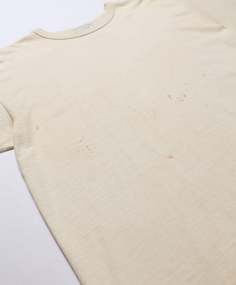 8812 Tee Aged Yellow/イエロー L(MEN)
