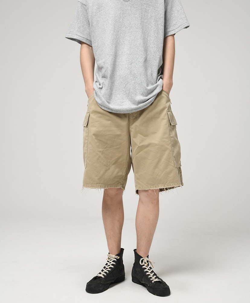 US ARMY Mountain Trooper Shorts Aged Khaki/カーキ L(MEN)