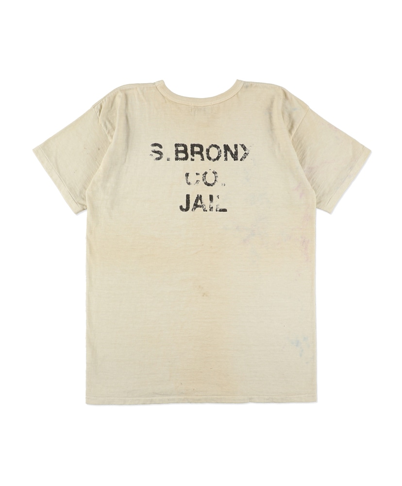 S.BRONX CO. JAIL 8812 Tee White/ホワイト L(MEN)